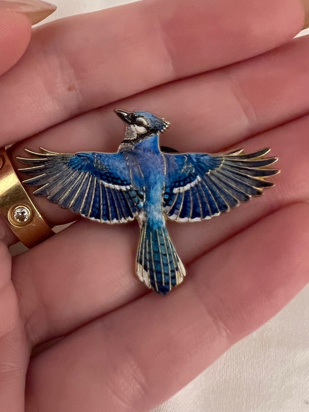 Blue Jay Enamel Pin/Brooch - Toronto Baseball Sports Blue Jays Memorabilia - Picture 3 of 3